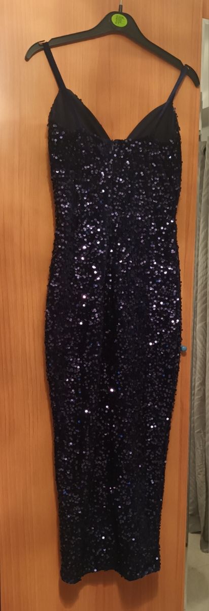 Vestido lentejuelas negro - Fiesta