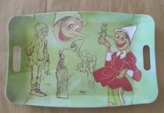 Vassoio vintage brandani pinocchio collodi
