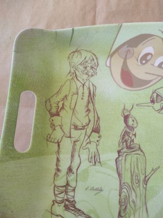 Vassoio vintage brandani pinocchio collodi