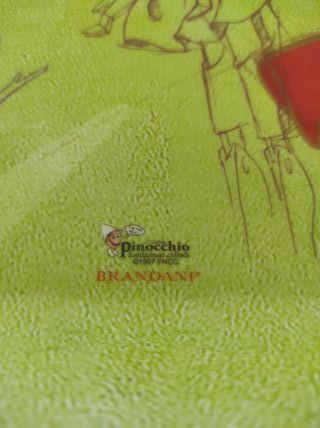 Vassoio vintage brandani pinocchio collodi