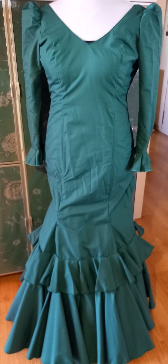 Vestido Flamenca Verde