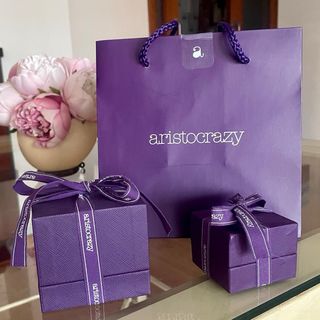 2 Cajas Regalo Aristocrazy Moradas