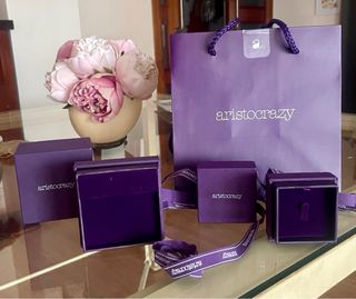 2 Cajas Regalo Aristocrazy Moradas