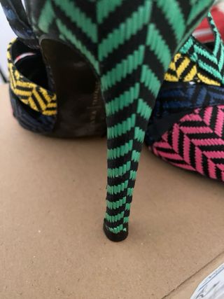 Tacones Zara multicolor
