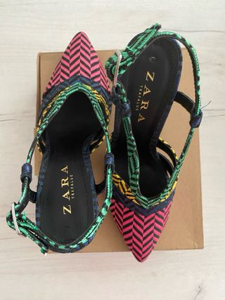 Tacones Zara multicolor