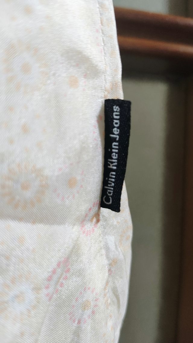 Abito Calvin Klein beige-arancio