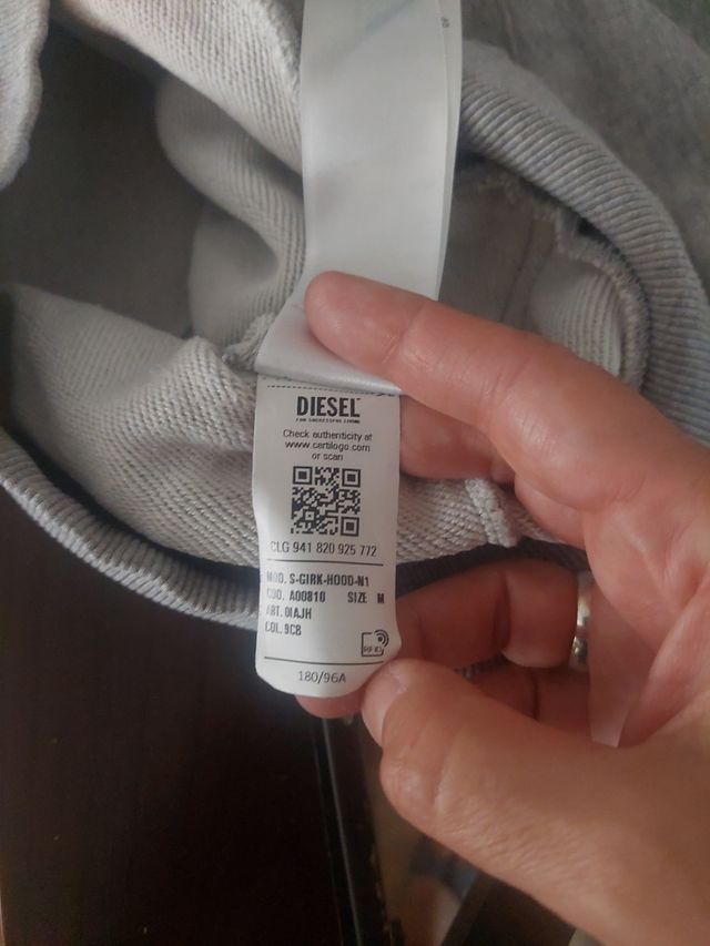 Sudadera Diesel gris