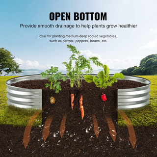 Fioriera Rialzata da Giardino Esterno in Metallo Z