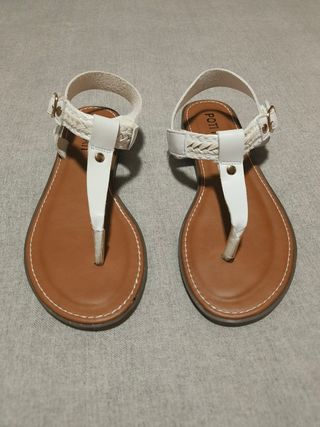 Sandalias blancas 