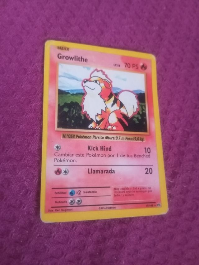 Cromo Growlithe 17/108 - Pokémon