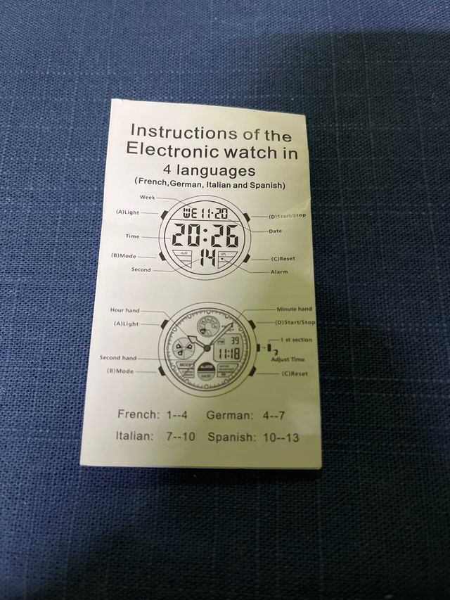 Orologio sportivo Camouflage Lavaredo 50m