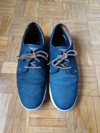 Zapatos Panama Jack azul marino hombre