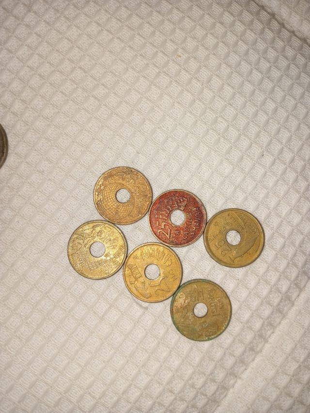 Monedas antiguas: colección variada