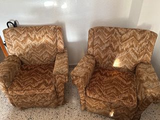2 Sillones antiguos - beige/marrón
