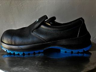 Zapatos seguridad cuero - negros