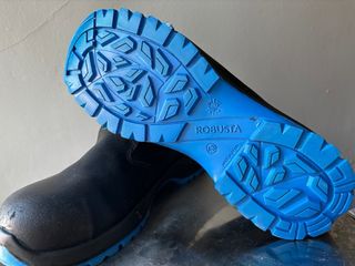 Zapatos seguridad cuero - negros