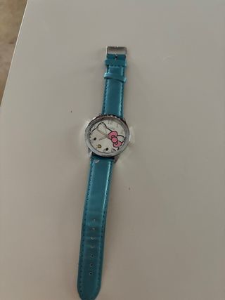 Reloj Hello Kitty - Azul y Plata