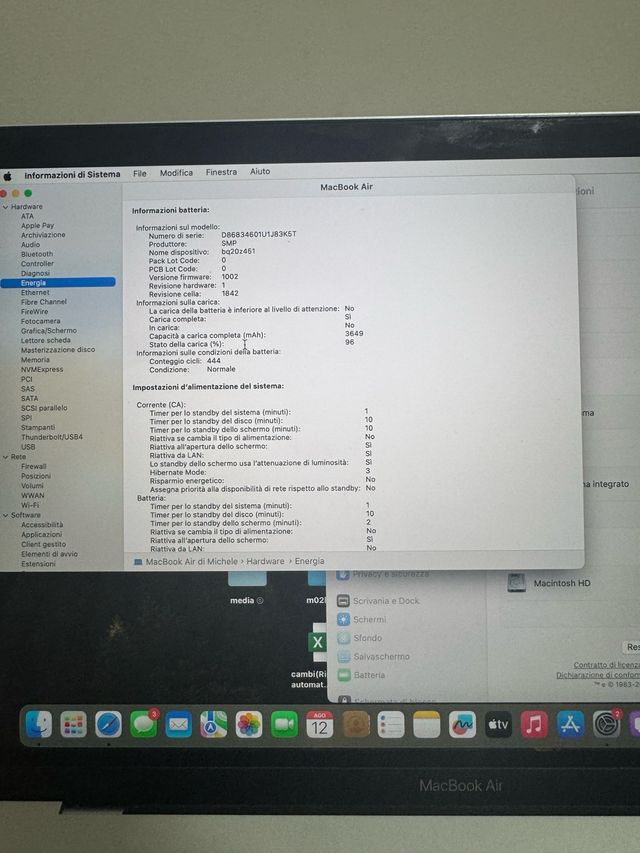 MacBook Air 2019 - Argento