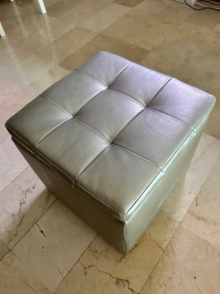 Puff asiento con almacenamiento