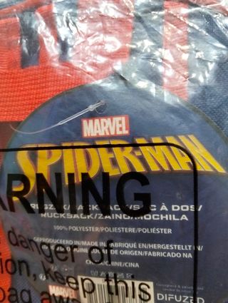Zainetto Spiderman - Scuola Marvel