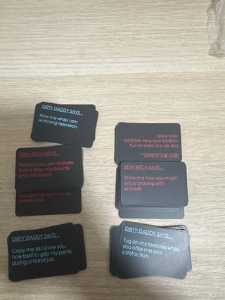 Carte gioco hot coppia