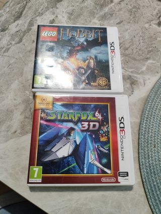 2 giochi per Nintendo 3DS: LEGO Hobbit e Starfox 64