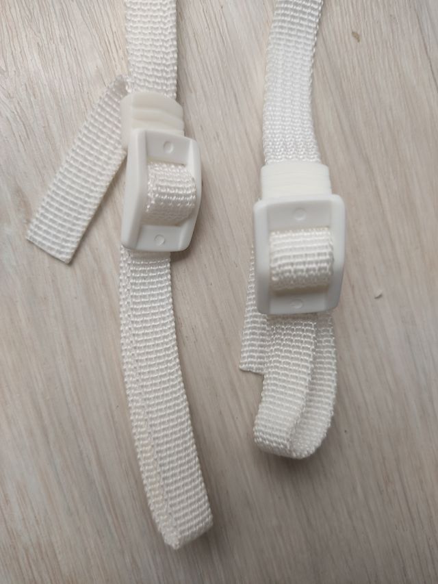 Correa cámara fotos - Rosa y blanco