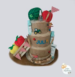 Tarta pañales Campestre