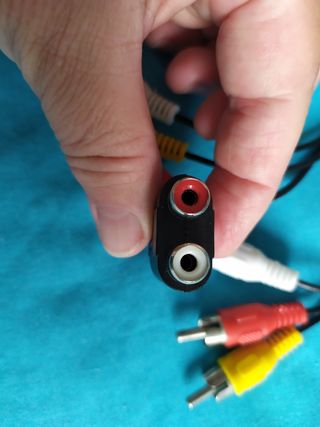 Cable RCA Hifi Video + Adaptador clavijas