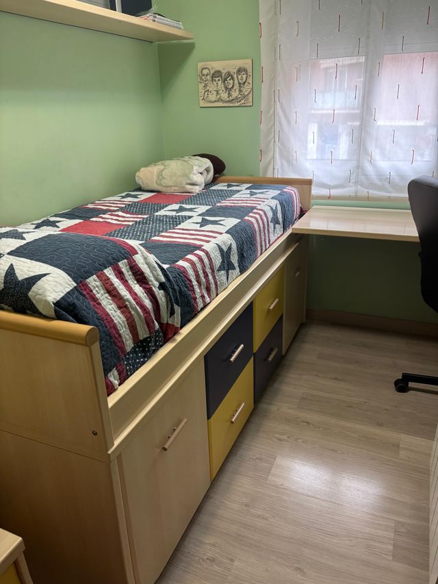 Mueble cama juvenil
POSIBILIDAD HAB COMPLETA