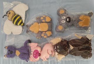 18 figuras fieltro animales