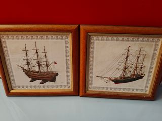 2 Quadri di vecchie navi