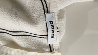 Blusa blanca sin mangas - Cuadros