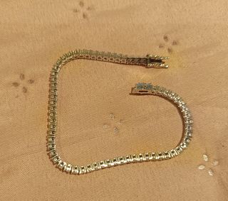 Pulsera Tennis o Riviere con Moissanitas 
