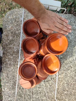 25 Cuencos barro cocido - ceramica