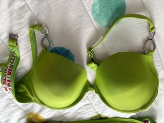 Bikini Calvin Klein - Verde para mujer talla M/34D