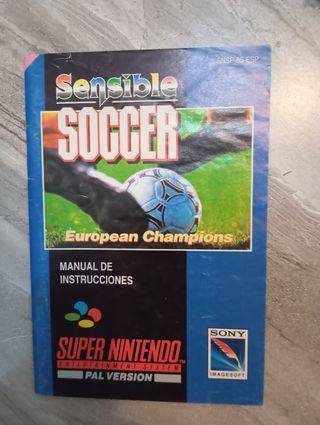 Sensible Soccer (SNES) European Champions PAL