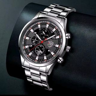 Reloj YOLAKO elegante negro y dorado
