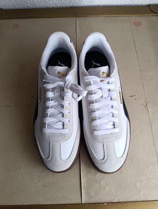 Puma Club Era II - Zapatillas blancas y marrones