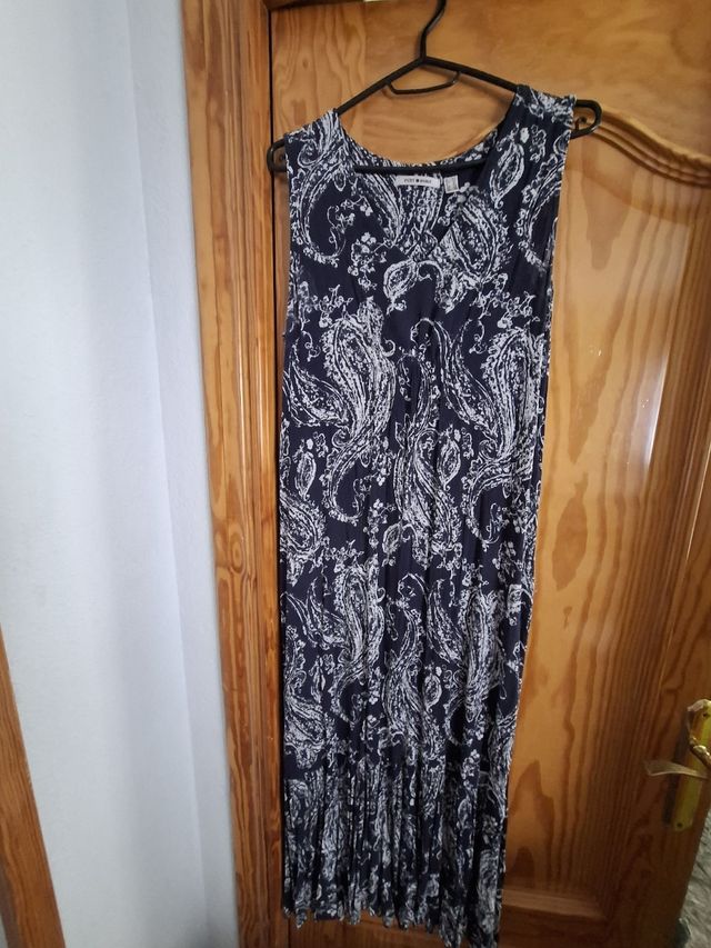 Vestido Punto Roma - Azul Marino