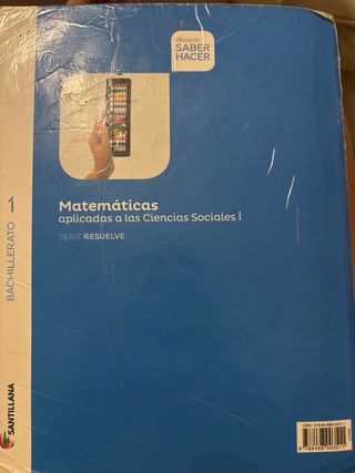 Matemáticas Aplicadas A Las Ciencias Sociales I...