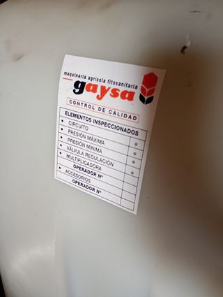 Sulfatadora-Abonado suspendida