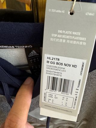 Sudadera Adidas edicion limitada cuesta 104€(foto)