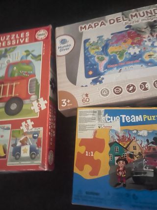 2 Puzzles 1000 piezas
3x1000 londres paris
y otros