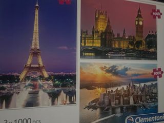 2 Puzzles 1000 piezas
3x1000 londres paris
y otros