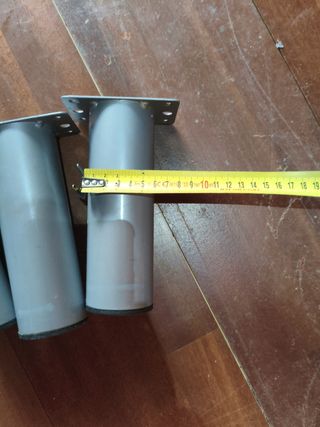 4 Patas metálicas para sofá