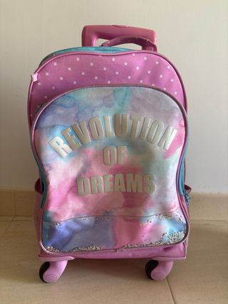 Mochila ruedas niña.