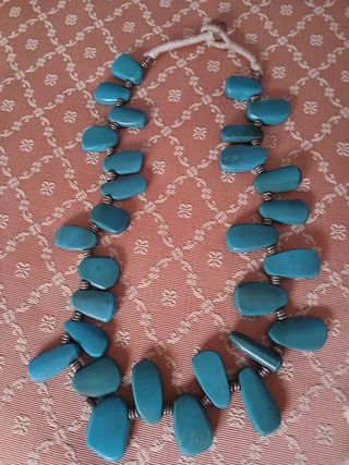 Collar turquesa piedras