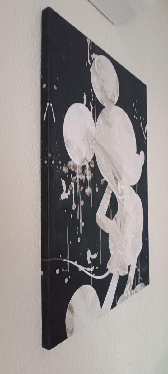 Lienzo Mickey Mouse Abstracto