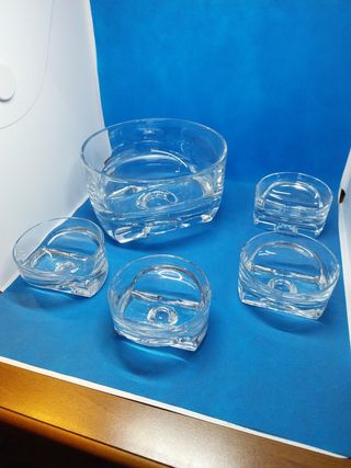 Set macedonia anni 70 Kristall design Ing. Taddei 